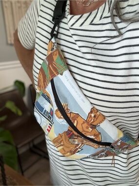 BUM BAG Star Wars Crossbody Belt Bag handmade Upcycled vintage sheets fanny pack